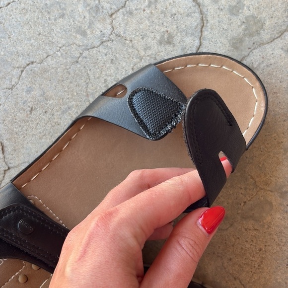 NEW Ortorex Black Wedge Sandals size 9 - Picture 8 of 8